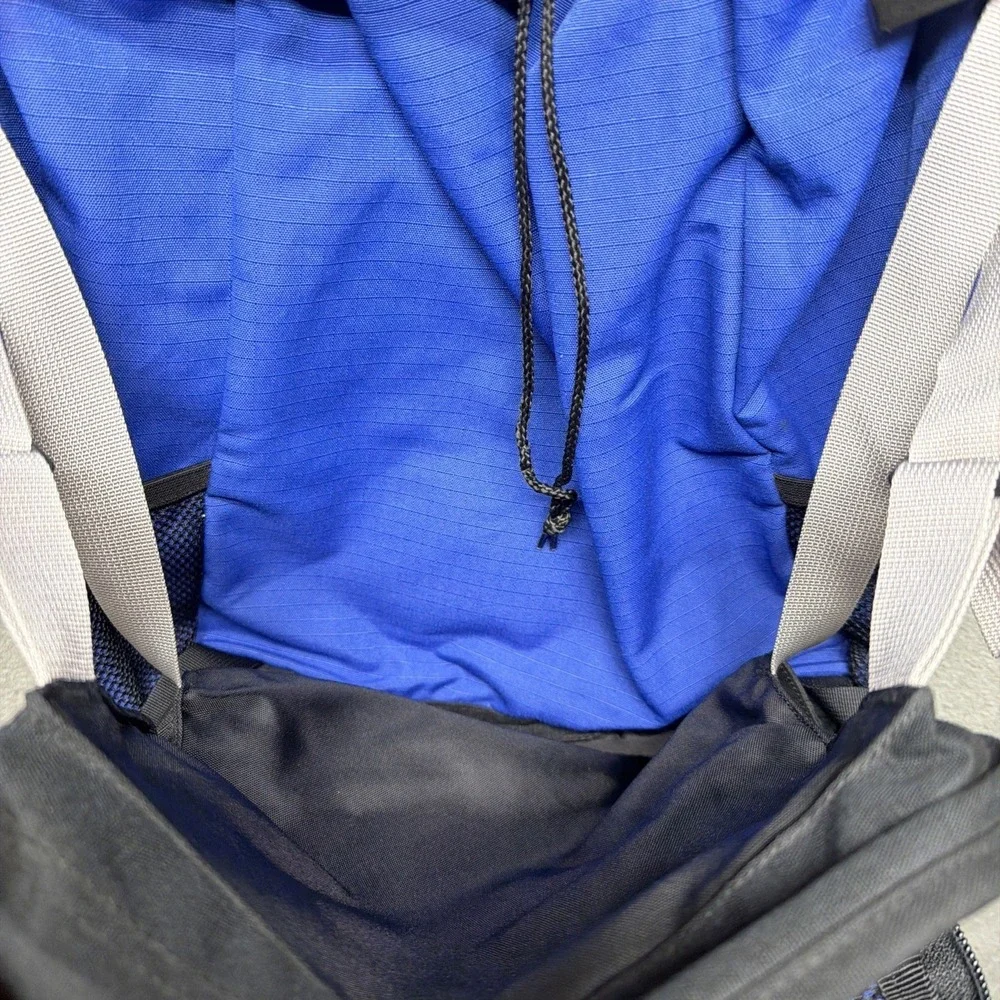 REI Half Dome Hiking Backpack Blue Black Internal Frame Daypack 50L